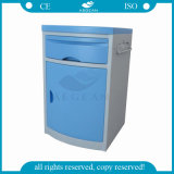 AG-Bc005 ABS Material Hospital Blue Color Bedside Cabinet