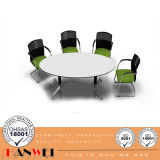 Panel Top Metal Frame Adjustable Round Table Meeting, Conference Table