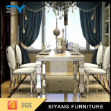 Home Furniture Stainless Steel Wedding Dining Table