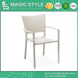 Four Colors Outdoor Dining Chair for Hote Project Patio Dining Chair Cafe Rattan Chair