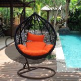 Modern Leisure Wicker Patio Outdoor Home Office Hotel Dia5.0mm Wicker Hanging Chair (J811)