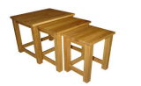 Solid Oak Nesting Table (OF-317)
