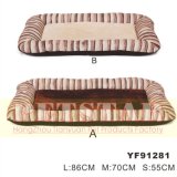 Fashion Tree Line Pattern with Soft Plush Pet Beds Yf91281