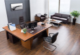 New Wooden Leather PVC Modern Office Desk (V33)