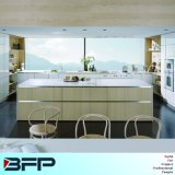 Light Color Wood Veneer Customized Kitchen Cabinets for Home Furniture Blk-23