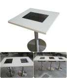 Cheap Chinese Solid Surface Cafe Table Fastfood Restaurant Dining Table