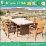 Classical Dining Set Wicker Dining Chair Stackable Chair Rattan Dining Set (Magic Style)