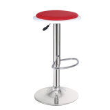 Red Color Soft Pad Leather Dining Round Bar Chair (FS-WB928)