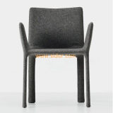 (SD-1003) Modern Hotel Restaurant Steel Frame Fabric Upholstery Restaurant Chair