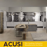 Customized Lacquer Modern White Plywood Kitchen Cabinets (ACS2-L143)