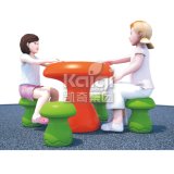 High Quality Murshroom Plastic Table Chairs for Kindergarten and Park