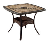 Outdoor / Garden / Patio/ Rattan/Cast Aluminum Table with Tabletop HS7601dt