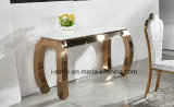 Modern Gold Plated Stainless Steel Console Table Side Table End Table Dining Room Living Room Furniture