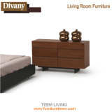 Rattan Living Room Wooden TV Cabinet Designs with Showcase