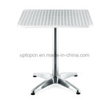 Durable Square Outdoor Metal Restaurant Table with Aluminum Leg (SP-AT362)