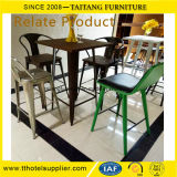High Quality Backrest Barstool with Steel Leg