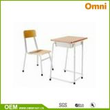 Single Student Desk and Chair; Wood Desk; Wood Chair (OM-3208)