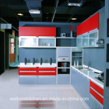 2065 Welbom Red Laquer Classic Competitive Kitchen Cabinets
