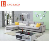 Turkish Style Wooden Fabric Corner Sofa for Small Apartment