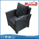 Leisure Modern Lifestyle Wicker Furniture Patio Rattan Comfortable Garden Single Chair with Cushions