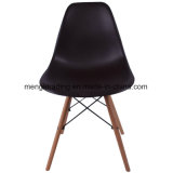 Plastic Dining Shell Side Chair with Beech Wood Eiffel Legs