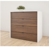 Modern Design MDF Wood Oak Color Drawer Cabinet Home Furniture