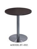 Round Stainless Steel Bar Table with HPL Top