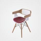 PU Solid Wood Chair for Bar