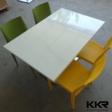Modern Solid Surface Restaurant Furniture Dining Table and Chair Set