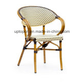 Outside Balcony Aluminum Tube Cafe Chair with Rattan (SP-OC368)