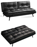 Classic PU or Fabric Sofa Cum Bed with All Metal Frame