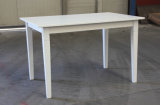 White Color Table Wooden Dining Table (M-X1073)