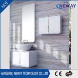 PVC Waterproof White Bathroom Cabinet Modern