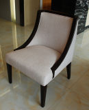 Custom Wooden Black Frame Restaurant Chair / Dining Room Furniture
