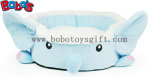 Lovely Plush Cartoon Blue Elephant Shape Pet Bed for Puppy Cat Dog Bosw1094/45X40X13cm