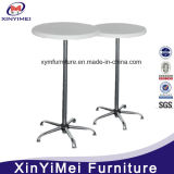 Hot Selling Plastic Bar Table and Chairs with Metal Legs
