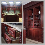[ Welbom ] Cherry Wood Small Family Party Kitchen Cabinet