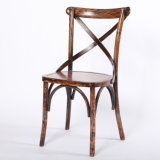 Top Grade Solid Oak Wood Cross Back Chair for Rental