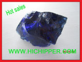 Cobalt Blue Colored Glass Rock Stone
