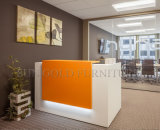 Popular Simple Design Orange Small Salon Reception Desk (SZ-RT055)