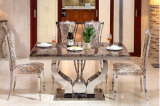 Modern Glass Dining Room Set / Dining Table with 6 Chairs