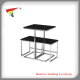 Hot Sale Modern Square Shaped Glass Coffee Table (CT122)