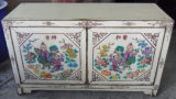 Chinese Antique Furniture Painted Wooden Cabinet Lwb771