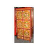 Antique Furniture Wooden Painted Cabinet Lwa351
