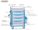 ABS Emergency Trolley for Hospital (SLV-62512B)