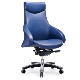 Top Quality High Back CEO Chair with Aluminum Swivel Base