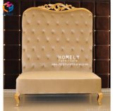 China Luxury Antique Classic King and Queen Double Wedding Throne Chair