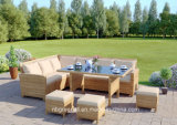 9 Seater Corner Sofa Dining Set Garden Rattan Outdoor Furniture Set