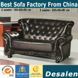 New Classic Genuine Leather Sofa for Office (F073)