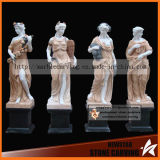 Four Season Women God Stone Sculptures in Garden Decoration